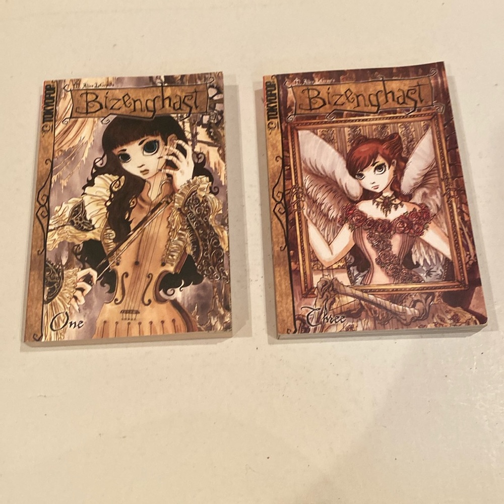 NWT Bizenghast Graphic Novels, Volumes 1 & 3